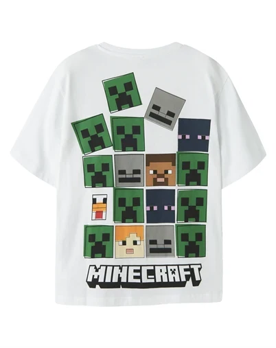 Name it - NKMJulio Minecraft T-shirt - Bright White